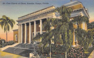 First Church of Christ Scientist Tampa, Florida Postcard