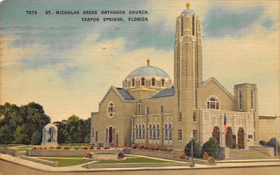 St. Nicholas Greek Orthodox Church Tarpon Springs, Florida Postcard