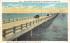 Gandy Bridge St. Petersburg and Tampa, FL, USA Florida Postcard