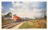 One of the Speedy Streamlined Trains in FL, USA Florida Postcard