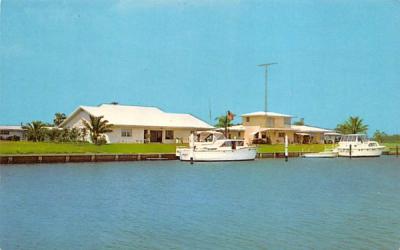 Waterfront Homes and their Yachts Vero Beach, Florida Postcard
