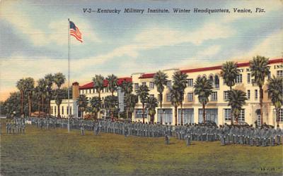 Kentucky Military Institute, Winter Headquarters Venice, Florida Postcard