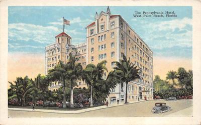 The Pennsylvania Hotel West Palm Beach, Florida Postcard