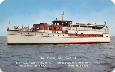 The Yacht, Sea Cub II West Palm Beach, Florida Postcard