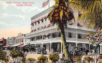 Hotel Palms West Palm Beach, Florida Postcard