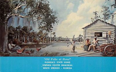 Old Folks at Home, Florida's State Song Postcard