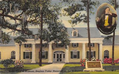 North View of Museum, White Springs, Florida Postcard
