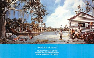 Old Folks at Home, Florida's State Song Postcard