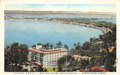 Haven Hotel Winter Haven, Florida Postcard