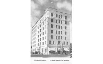Hotel Dixie Court West Palm Beach, Florida Postcard