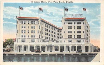 El Verano Hotel West Palm Beach, Florida Postcard