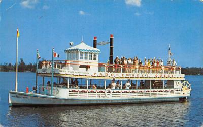 The Paddlewheel Queen West Palm Beach, Florida Postcard