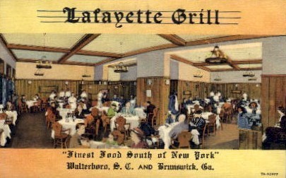 Lafavette Grill - Brunswick, Georgia GA Postcard