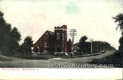 Baptist Church - Shenandoah, Iowa IA Postcard