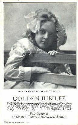 Golden Jubilee, Home coming  - National, Iowa IA Postcard