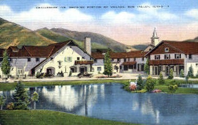 Challenger Inn - Sun Valley, Idaho ID Postcard