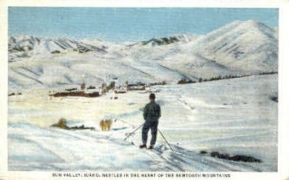 Sawtooth Mountains - Sun Valley, Idaho ID Postcard