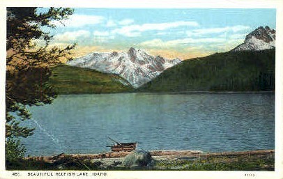 Redfish Lake, Idaho, ID Postcard