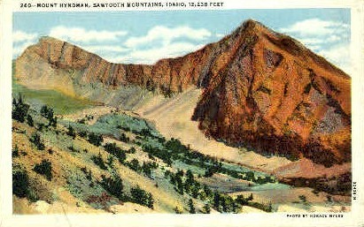 Mount Hyndman - Sawtooth Mountains, Idaho ID Postcard