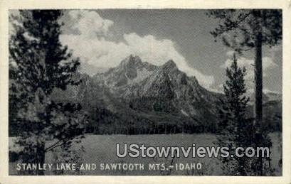 Stanley Lake - Sawtooth Mountains, Idaho ID Postcard