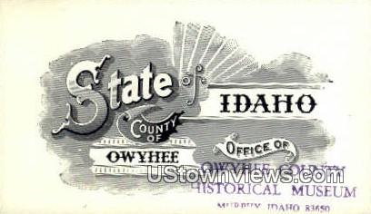 Owyhee County Historical Museum - Idaho ID Postcard