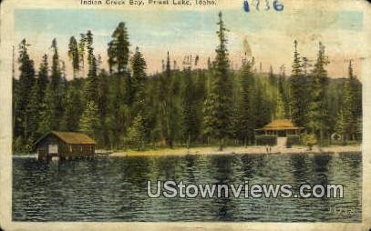 Indian Creek Bay - Priest Lake, Idaho ID Postcard