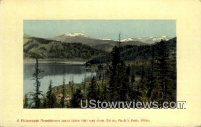 St Maries Peak, ID,s;   St Maries Peak, Idaho Postcard