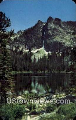 Gospel Lake - Cospel Mountain, Idaho ID Postcard