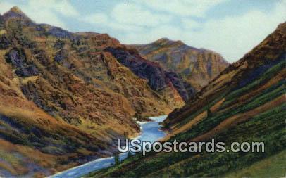 Hells Canyon - Seven Devils, Idaho ID Postcard