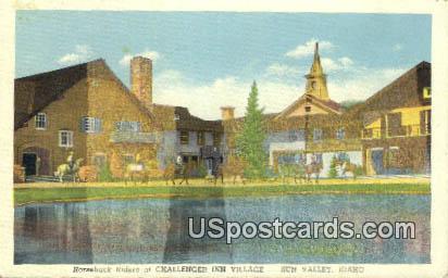 Challenger Inn Village - Sun Valley, Idaho ID Postcard