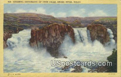 Original Cataracts - Snake River, Idaho ID Postcard