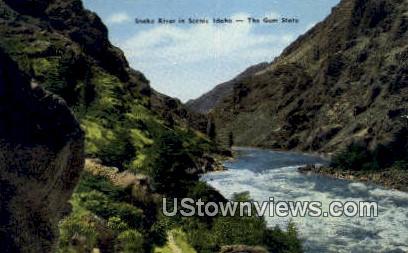 Snake River, ID,s;   Snake River, Idaho Postcard