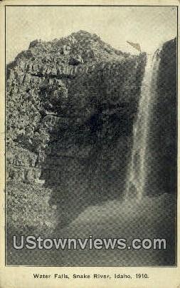 Water Falls - Snake River, Idaho ID Postcard