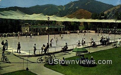 Olympic size ice Rink - Sun Valley, Idaho ID Postcard