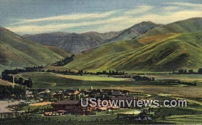Union Pacific Railroad - Sun Valley, Idaho ID Postcard