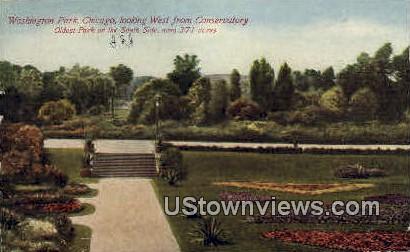 Washington Park - Chicago, Illinois IL Postcard