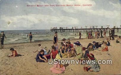 Chicago Beach Hotel  - Illinois IL Postcard