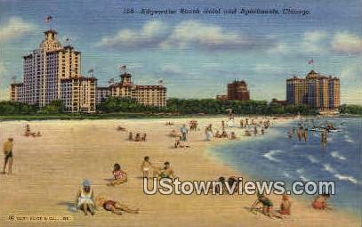 Edgewater Beach Hotel - Chicago, Illinois IL Postcard