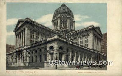 Post Office - Chicago, Illinois IL Postcard
