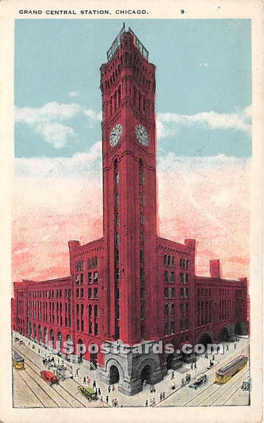 Grand Central Station - Chicago, Illinois IL Postcard