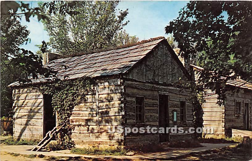 Samuel Hill's Residence Illinois Vintage Postcard Abe Lincoln's New Salem 