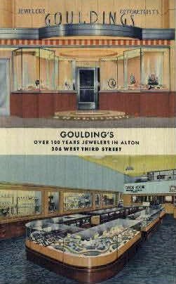 Gouldings - Alton, Illinois IL Postcard