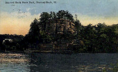 Starved Rock State Park - Illinois IL Postcard