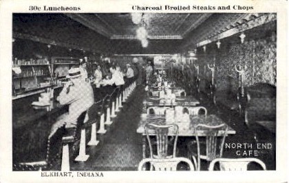 Luncheons - Elkhart, Indiana IN Postcard