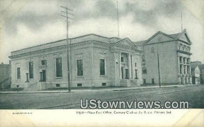 New Post Office, Century Clib - Elkhart, Indiana IN Postcard