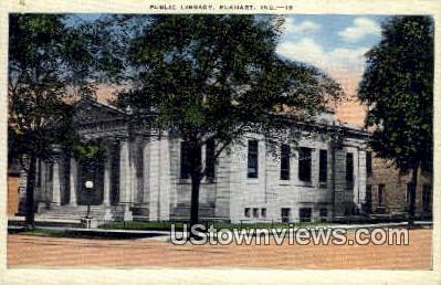 Public Library, Elkhart - Indiana IN Postcard