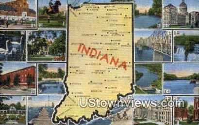 State Teachers College - Indiana Postcards, Indiana IN Postcard