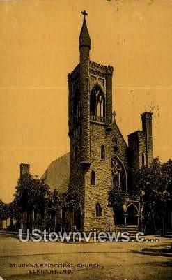 St. John's Episcopal Church - Elkhart, Indiana IN Postcard