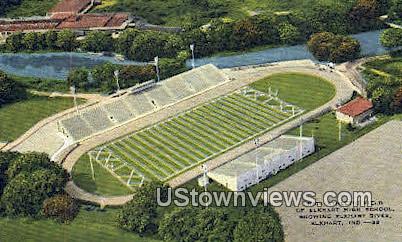 Rice Athletic Field - Elkhart, Indiana IN Postcard