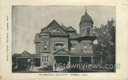 Governor's Mansion - Topeka, Kansas KS Postcard